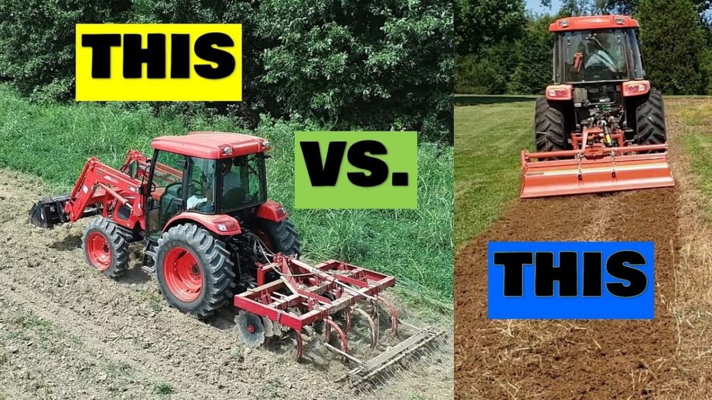 Discing vs Plowing