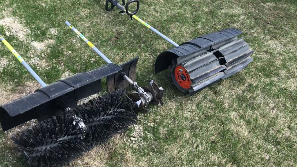 Stihl Power Sweep vs Bristle Brush